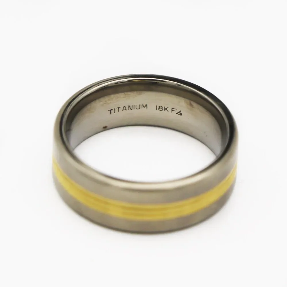 Unbranded titanium ring